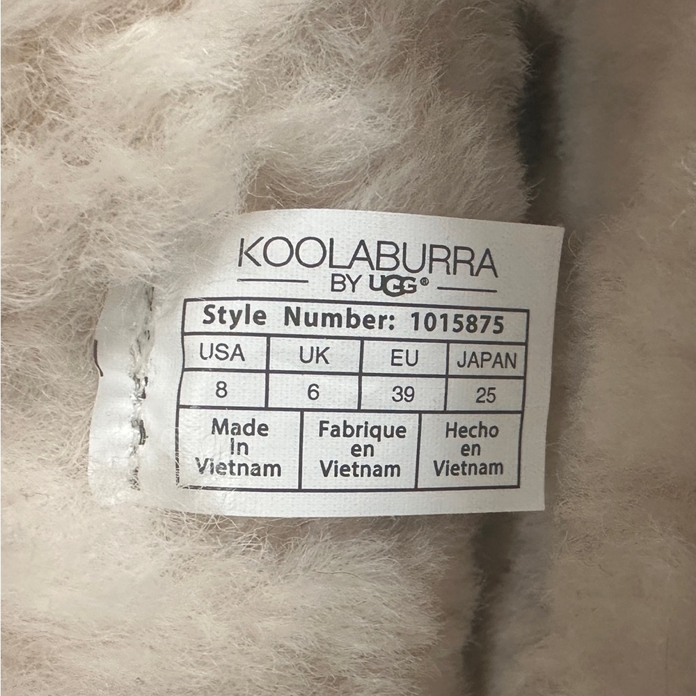 Koolaburra by UGG Victoria Tall Chestnut Womens Faux Fur Suede Boots Size 8 - Picture 5 of 5